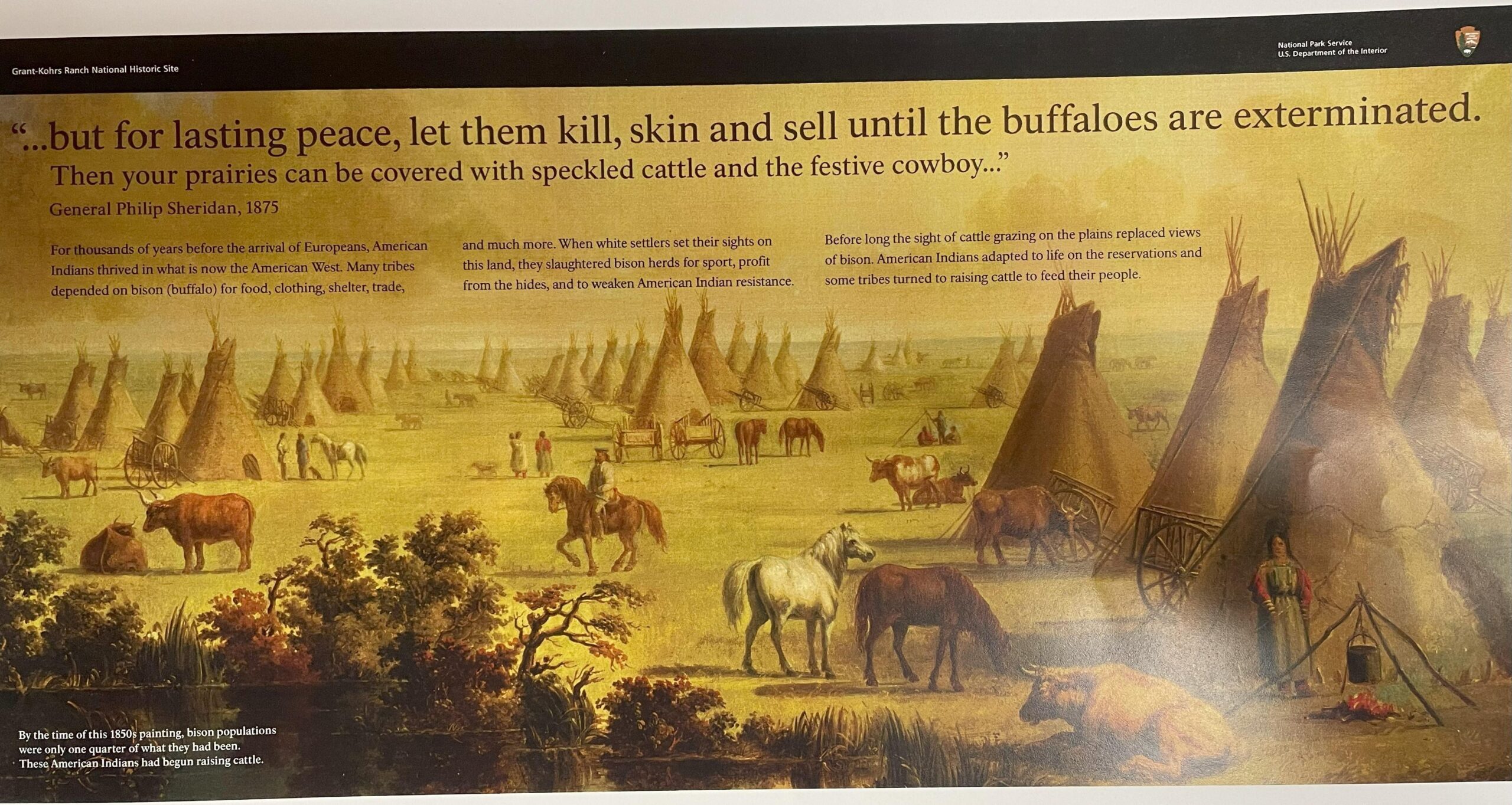 Photo: Federal Review of NPS Signs on Native Mistreatment and Climate